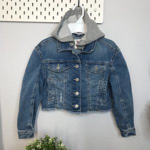 🛼Justice Denim Crop Jacket | Size 6/7